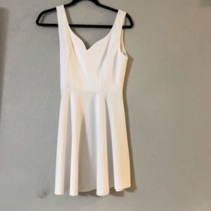 Flowy white dress